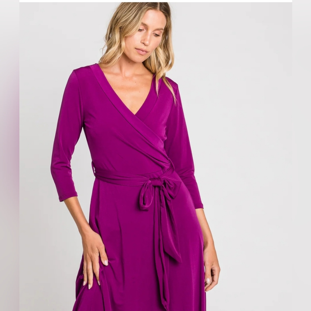 Love kuza, Maxi dress color Magenta, size Medium
